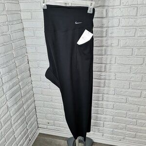 NWT Nike Dri-Fit Universe Hi Rise Medium Support Ladies Size 4X Black Leggings